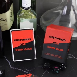 Factory wholesale custom adult drinking card games drunk game cards