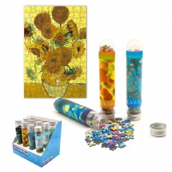 Custom Puzzle  High Quality Plastic Tube Cardboard Puzzle