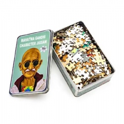 Custom Adults 500/1000 Pieces character Jigsaw Puzzle With Iron Box