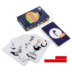 Factory custom printing wholesale learning educational flash card