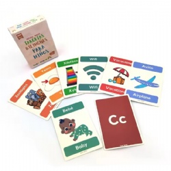 High-quality Educational Bilingual Flash Card Game For Kids