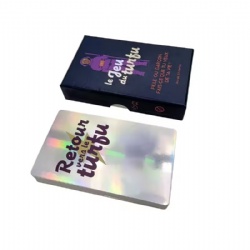 Waterproof Shine Holo Card Kids Vocational Role Learning Flash Card