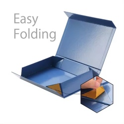 Custom Magnet Folding Paper Flat Pack Packaging Box Luxury Magnetic Gift Box with Magnet Closure