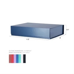 Custom Magnet Folding Paper Flat Pack Packaging Box Luxury Magnetic Gift Box with Magnet Closure